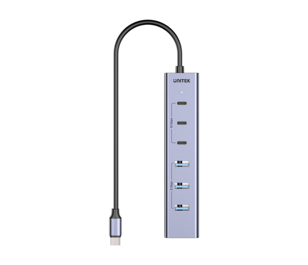 Unitek Hub USB-C  3x USB-C 10Gbps  4x USB-A 5 Gbps - 1455235 - zdjęcie 2